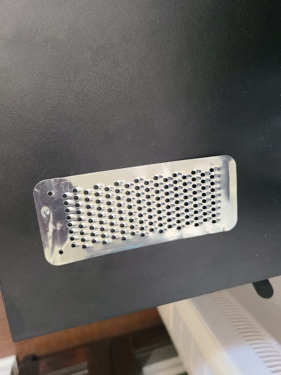 Cheese grater component detail